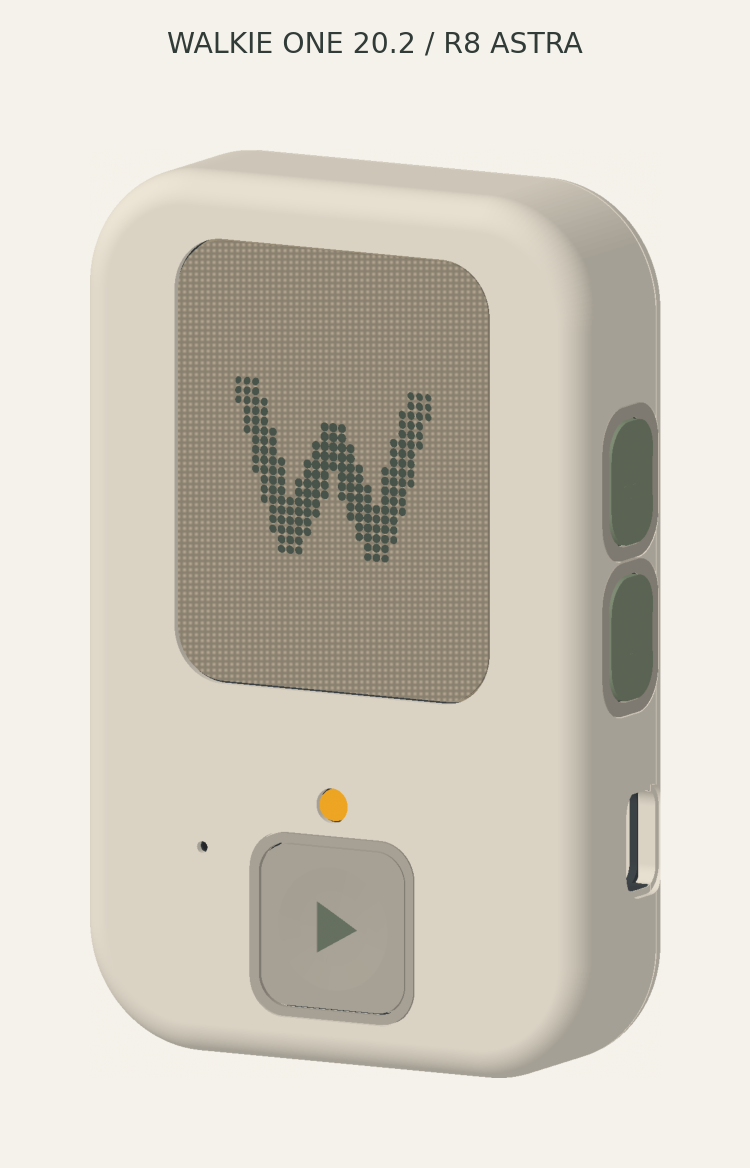 Walkie One 20.2, R8 Astra original finish preview