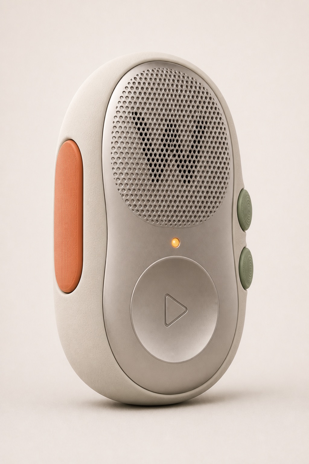 Rubber Bumper + Rigid Core Walkie One concept in the Pebble form, view 1 of 6