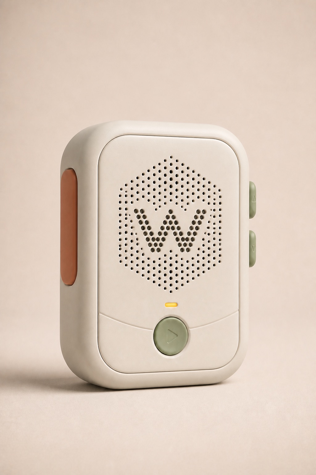 Sculpted Hard Shell Walkie One concept in the Tile form, view 1 of 6