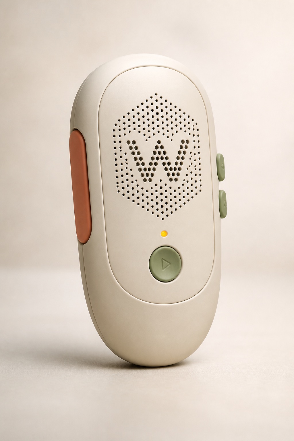 Sculpted Hard Shell Walkie One concept in the Pebble form, view 1 of 6