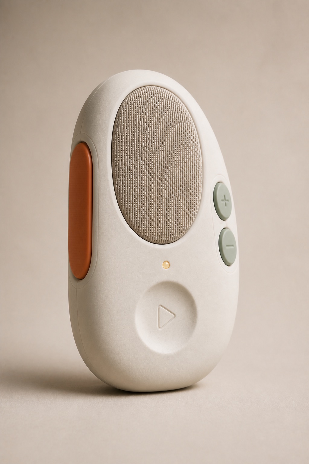 Ceramic Object Walkie One concept in the Pebble form, view 1 of 6