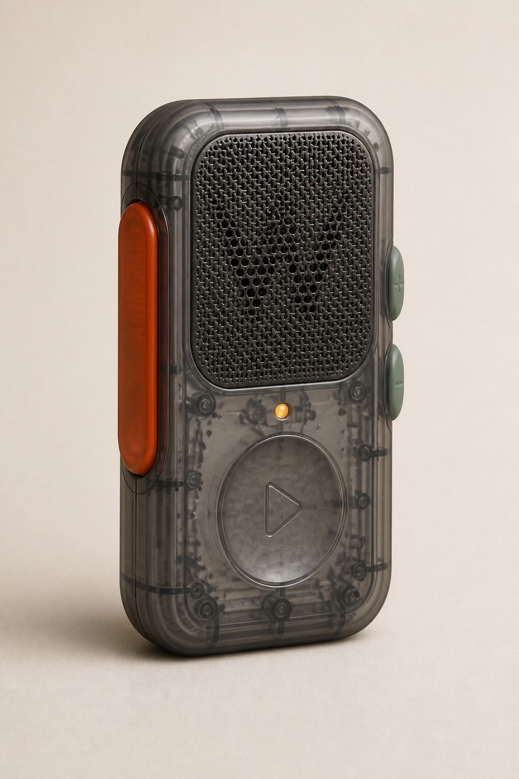 Transparent Industrial Walkie One concept in the Slate form, view 1 of 6